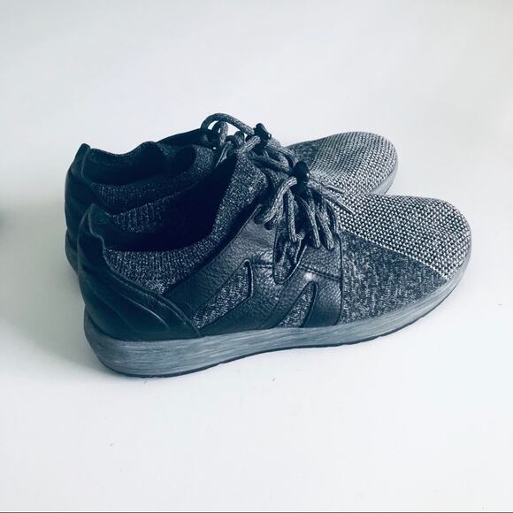 Earth 'Blaze' Women's 8 Mesh & Leather Comfort Sneaker Gray Runnign Walking - Picture 9 of 12